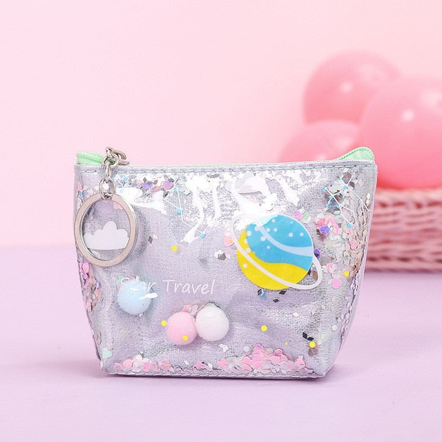 Makeup Bag Laser Sequin