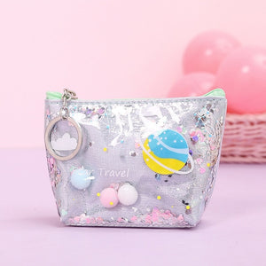 Makeup Bag Laser Sequin