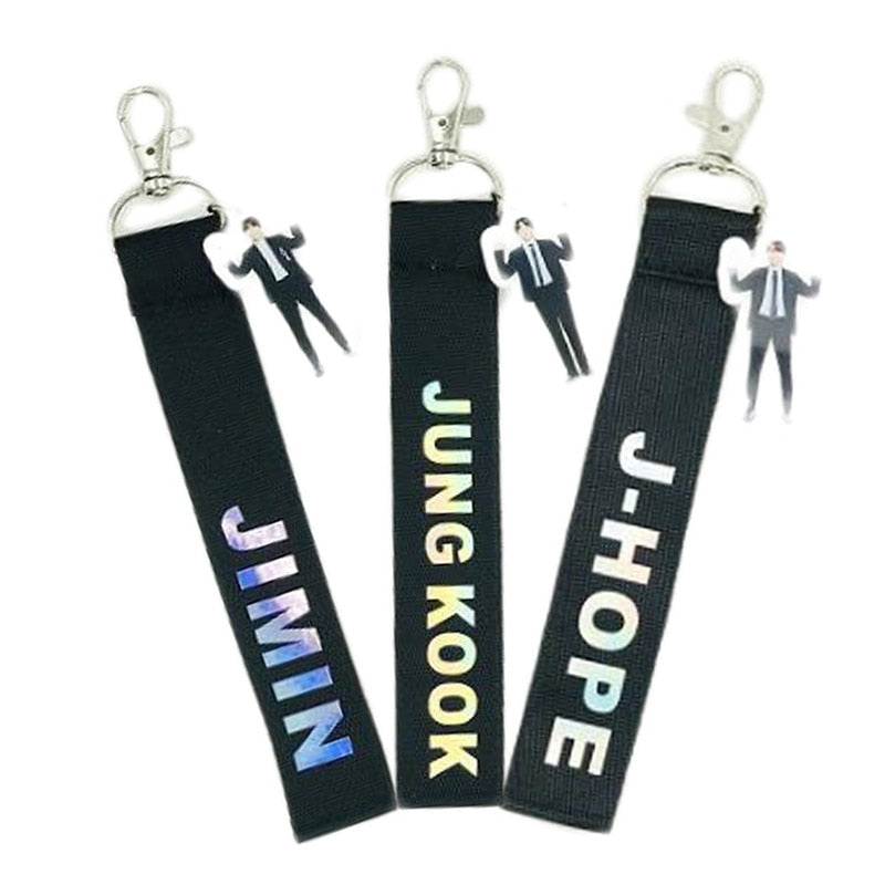 KPOP Bangtan Lanyard Keychain