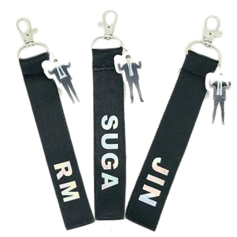 KPOP Bangtan Lanyard Keychain