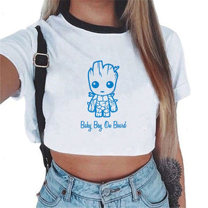 Baby Groot  Crop Top