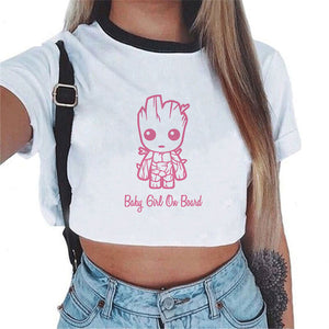 Baby Groot  Crop Top