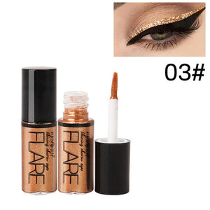 Gold Liquid Glitter Eyeliner Waterproof