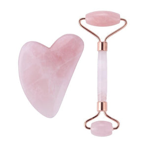 Rose Quartz Face Massage Roller