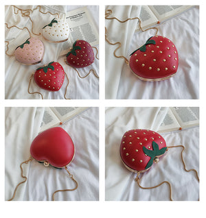 Strawberry shoulder bag