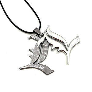 Death Note Double L Pendant Necklace