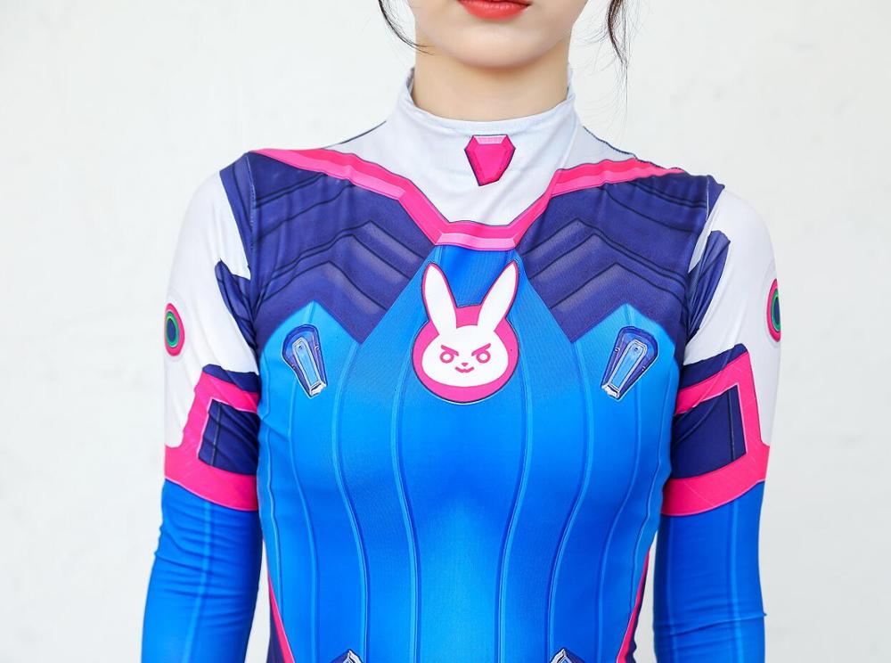 3D Printing Overwatches Lady DVA Spandex Bodysuit