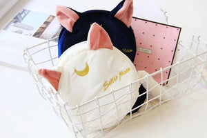 sailor moon plush luna cat cosmetic Makeup Bag